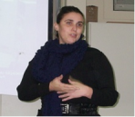 Gabriela Hoff expõe “Controle de Qualidade em Mamografia” em aula no IC/FUC